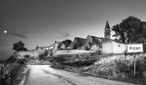 Abenddämmerung über Pićno - &copy; Janko Belaj