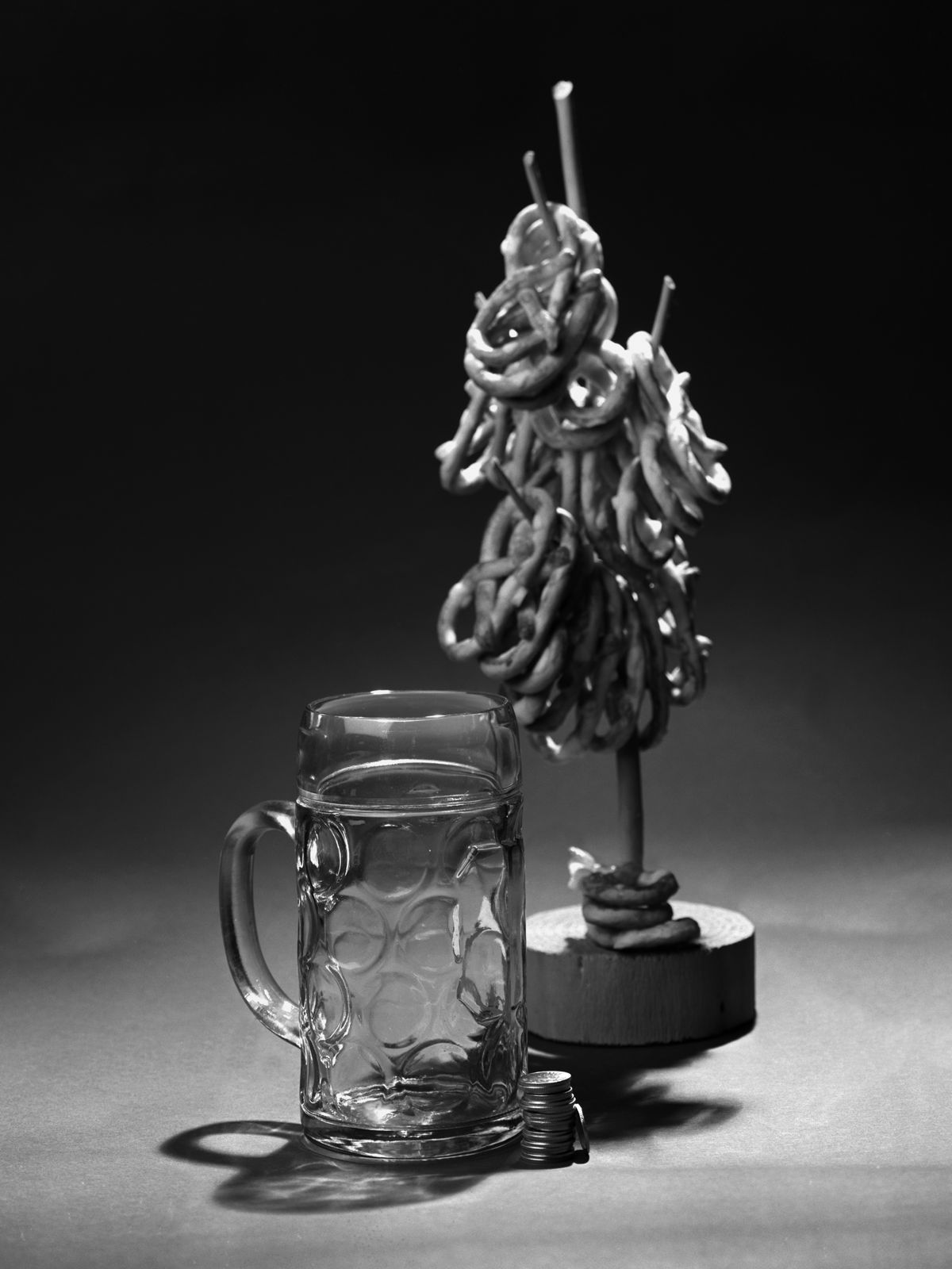 Beer with Pretzels before Shopping