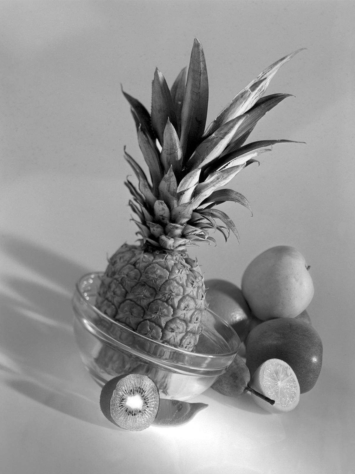 Voćna salata prije rezanja